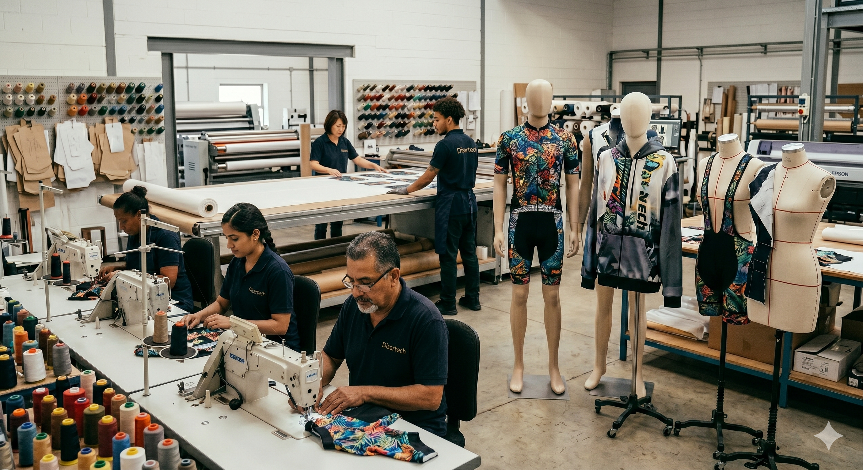 Fondo taller textil